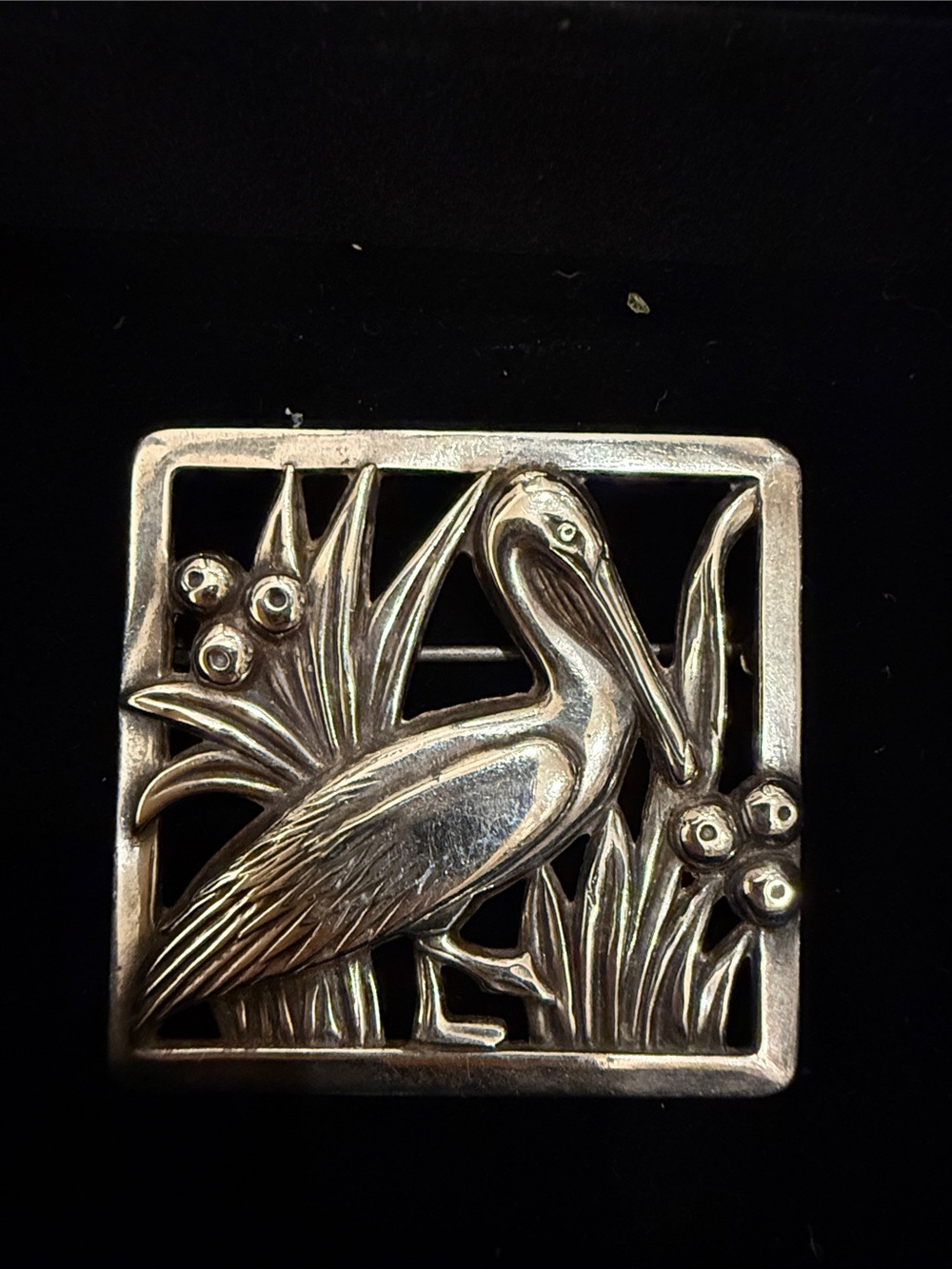 WWII era Sterling Silver Coro Craft brooch